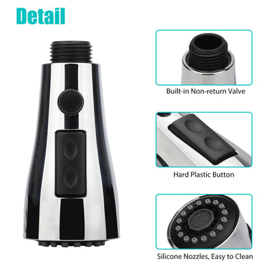 Kitchen Faucet Spray Head Pull down Out Nozzle High Pressure Sprayer Replacement