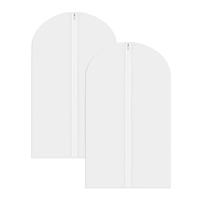 5 Pcs Garment Bag Travel Suit Dress Storage Clear Cover Full Zipper Coat Carrier