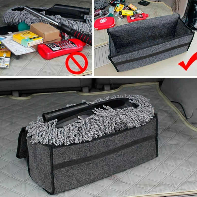 Portable Car Trunk Boot Cargo Organizer Storage Bag Collapsible SUV Truck