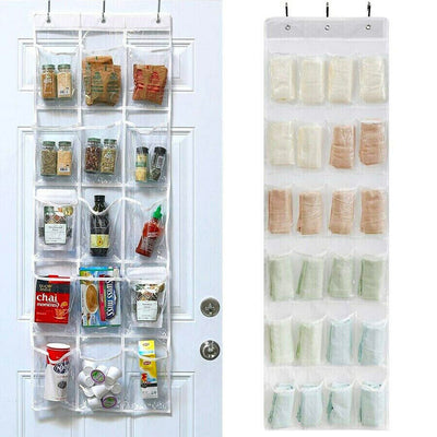 Over the Door Shoe Organizer Rack Hanging Storage Holder Hanger Bag Closet 24
