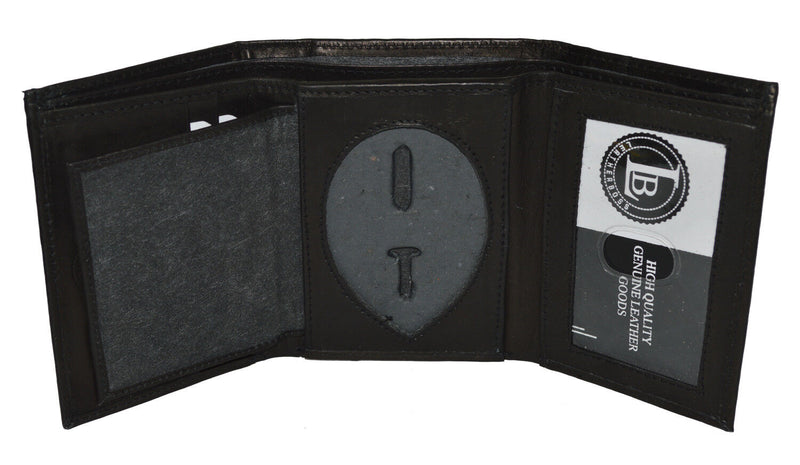 LEATHER BADGE ID HOLDER &