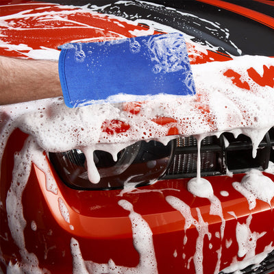 2X Car Wash Gloves Microfiber Clay Bar Towel Detailing Cleaning Cloth Rag Mitt