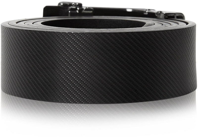 Genuine Leather Mens Ratchet Belt Belts for Men Adjustable Automatic Buckle