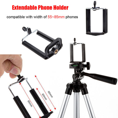Camera Phone Holder Tripod Stan for Smartphone Iphone Samsung with Bag