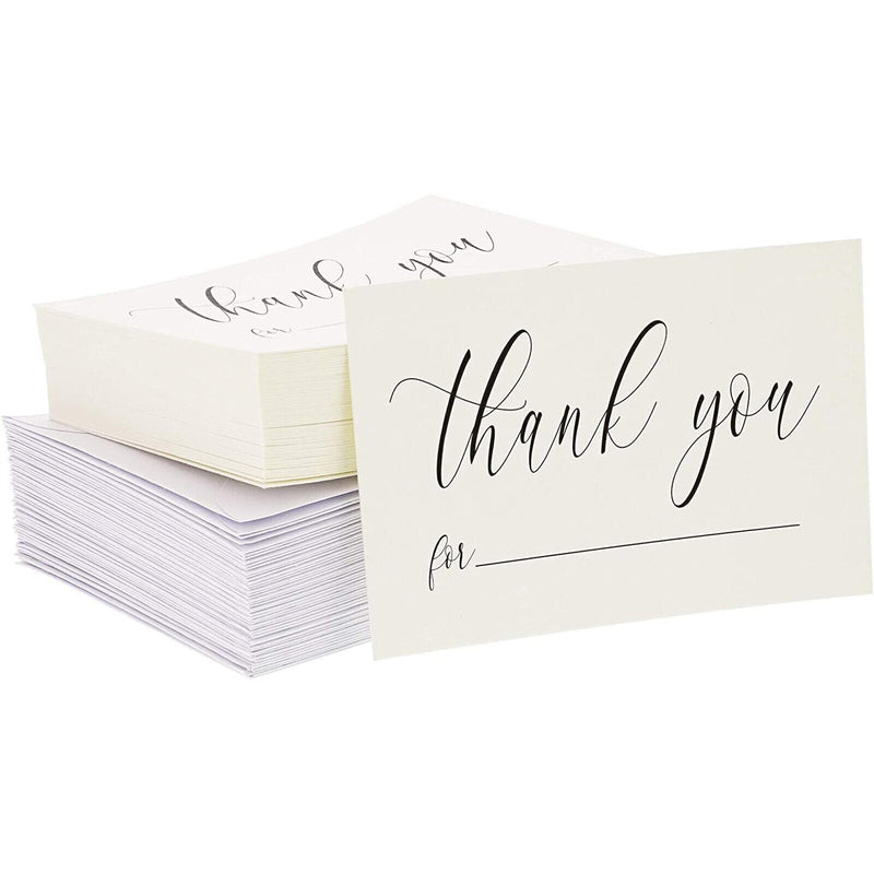 48 Pack Thank You Cards Bulk, Thank You Notes with Envelopes All Occasion, Mini