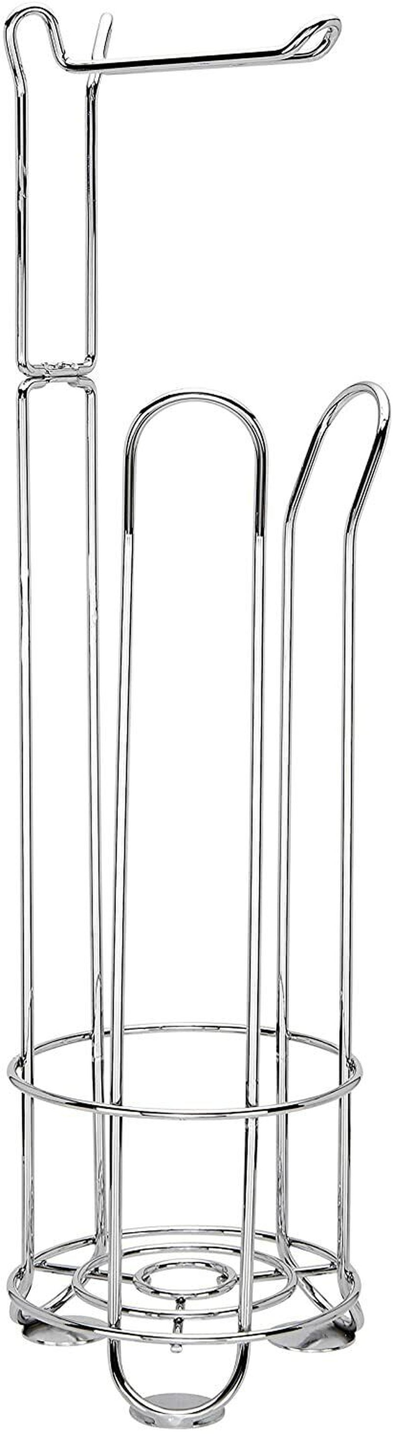 Jumbo Bathroom Toilet Paper Multiple Roll Holder Rack / Stand and Free Standing