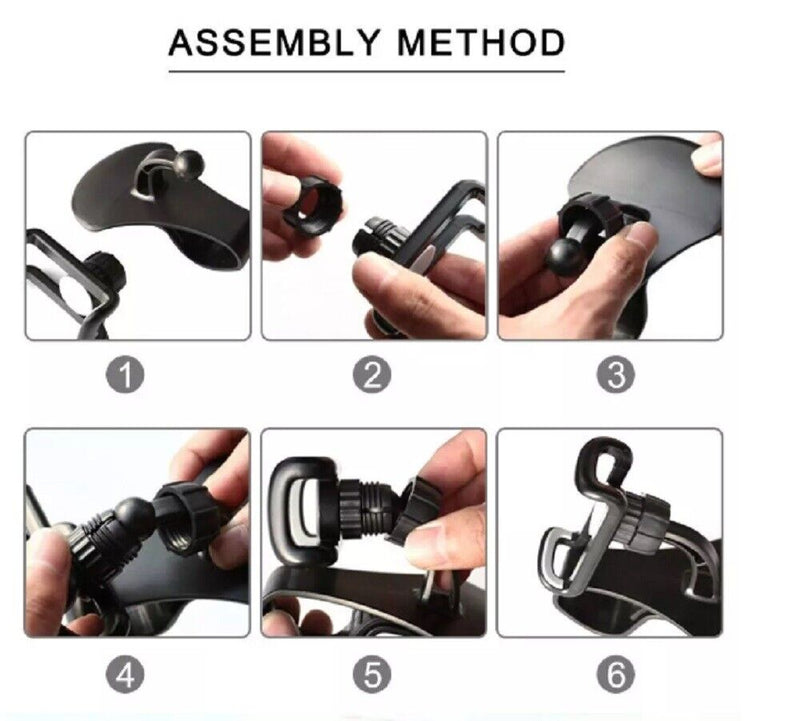360° Universal Car Dashboard Mount  Adjustable Clamp Stand for GPS & Phones
