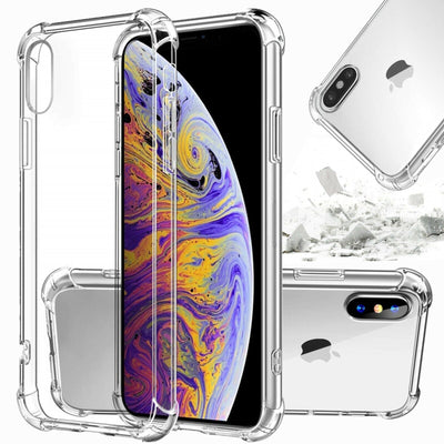 CLEAR Phone Case for Apple Iphone X XR XS Max 10 Shockproof Protective Cover