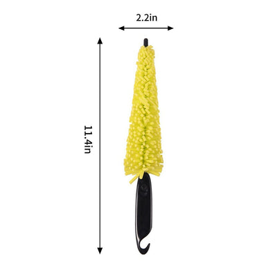 4 PCS Car Detailing Cleaning Brush Tire Rim Washing Scrub Wheel Cleaner Tool Kit