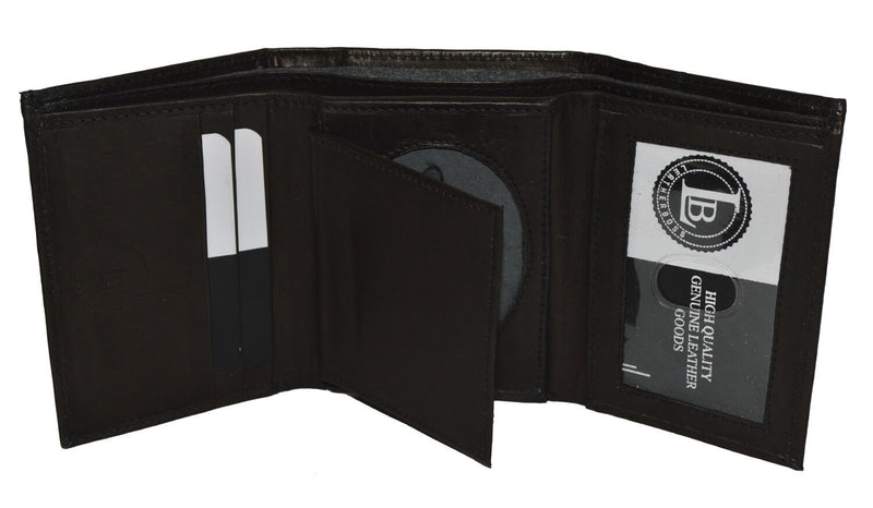 LEATHER BADGE ID HOLDER &