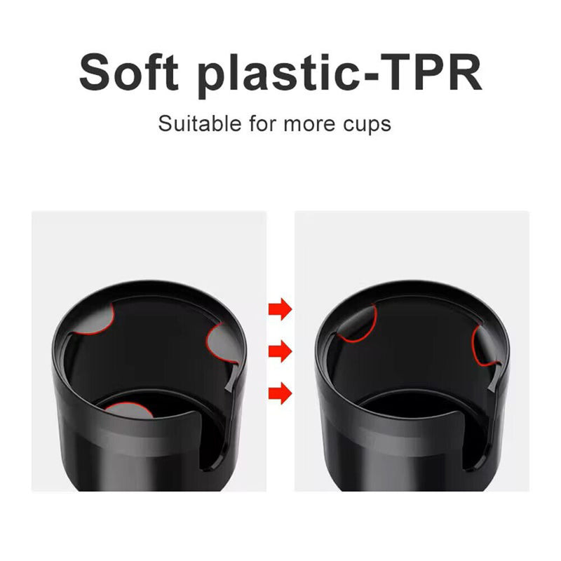 Car Cup Holder Expander Adapter Adjustable Base Universal for Large Bottles Mugs