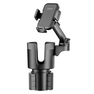 Universal 2In1 Car Cup Holder Expander Adapter 360° Phone Mount Adjustable Base