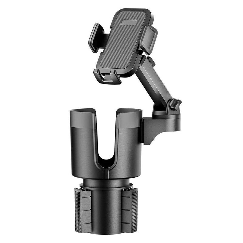 Universal 2In1 Car Cup Holder Expander Adapter 360° Phone Mount Adjustable Base