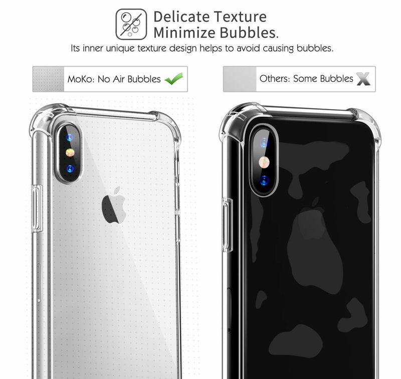 CLEAR Phone Case for Apple Iphone X XR XS Max 10 Shockproof Protective Cover