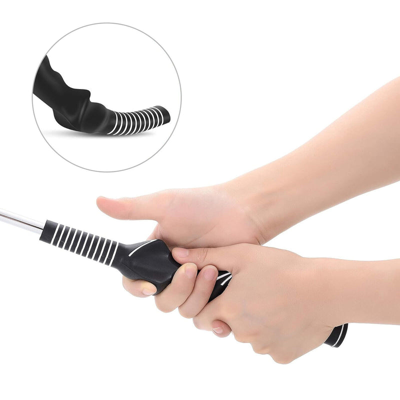 2Pcs Right-Hand Golf Swing Training Grip Standard Teaching Aid Warm up Trainer