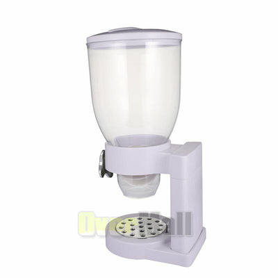 Double Two Cereal Storage Dispenser Kitchen Pantry Rice Grain Dry Food Container
