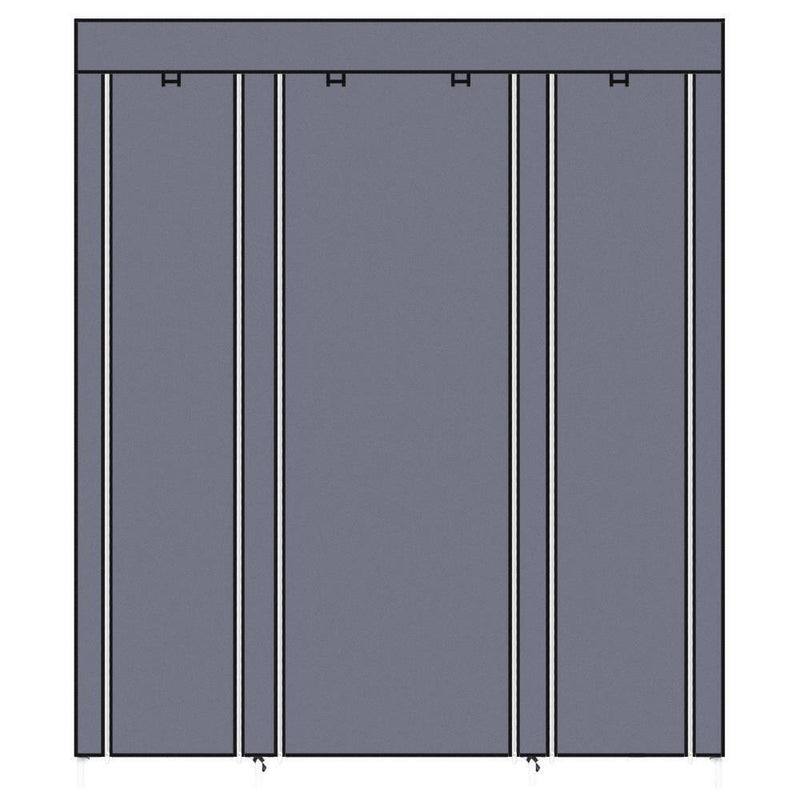 Portable Closet Wardrobe Clothes Rack Storage Organizer Shelf Water-Proof Fabric