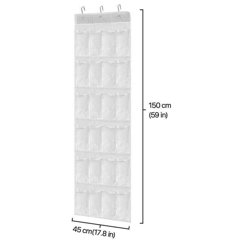 Over the Door Shoe Organizer Rack Hanging Storage Holder Hanger Bag Closet 24