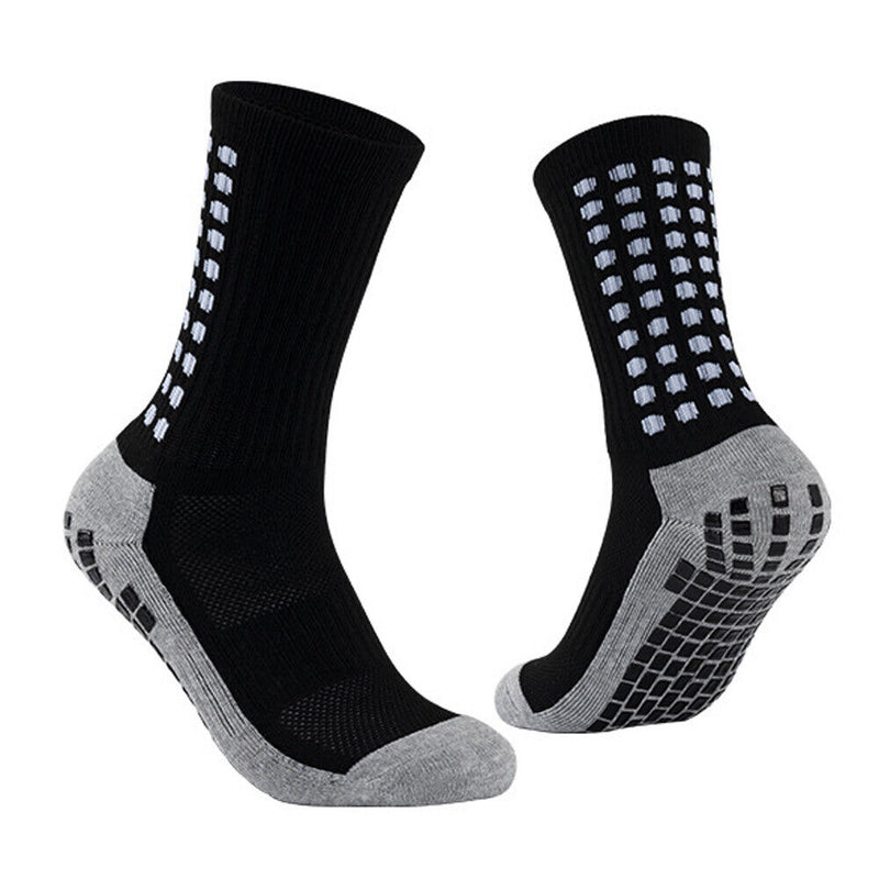 Premium 3 Pair Sport Socks anti Slip W/ Grip Soccer Men Football Basketball Sock