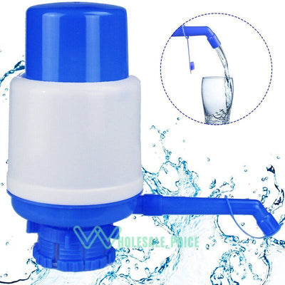 Hand Press 5 Gallon Pump Water Bottle Jug Manual Dispenser Drinking Tap Spigot