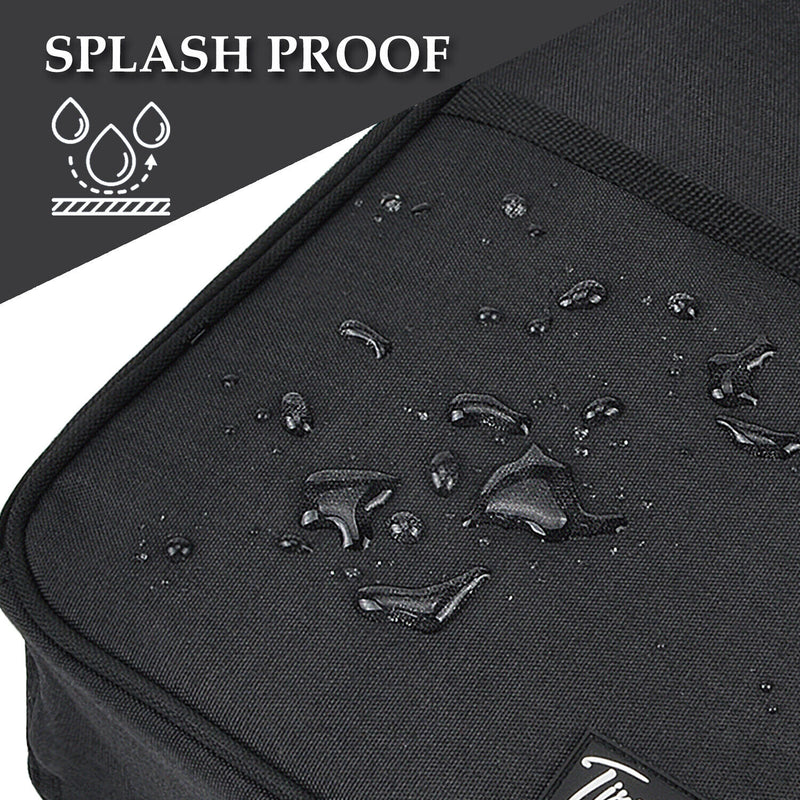 Insulated Lunch Bag Adult Lunch Box for Work School Men Women Kids Leakproof Black