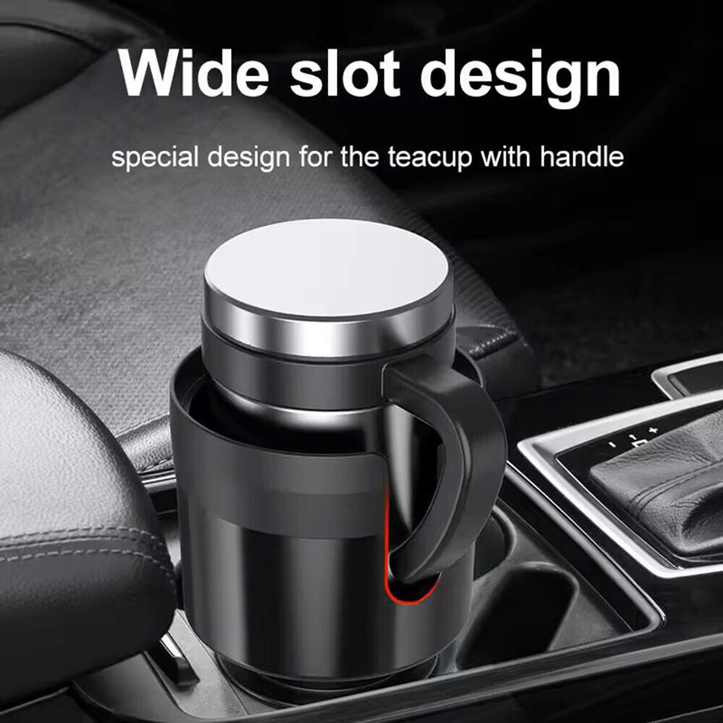Car Cup Holder Expander Adapter Adjustable Base Universal for Large Bottles Mugs