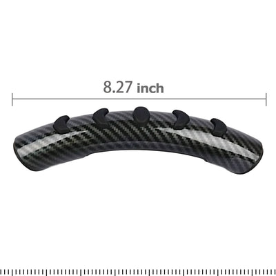 2PC Car Steering Wheel Booster Non-Slip Carbon Fiber Cover Universal Accessories