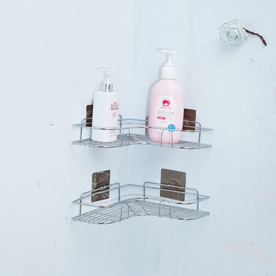 Shower Caddy Shelf Bathroom Corner Bath Storage Holder Organizer Triangular Rack