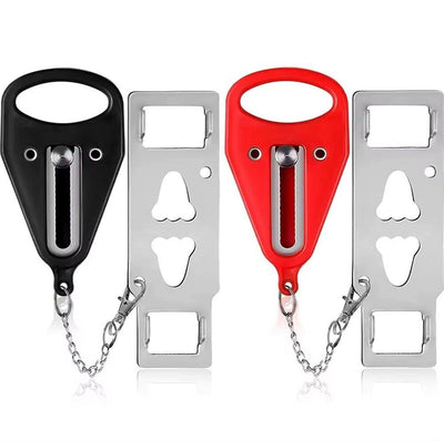 2 Portable Door Lock, Home Security Travel Lock, Safety & Privacy Lockdown Lock