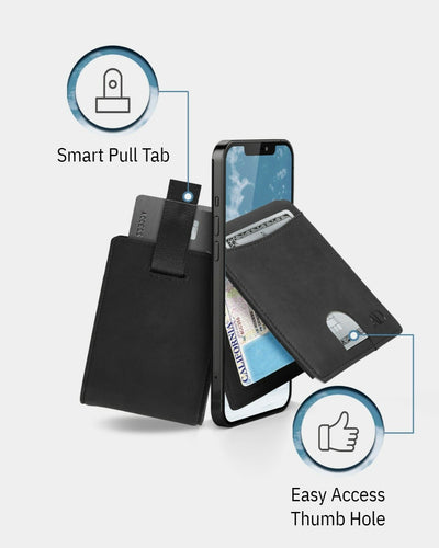 Slim Wallets for Men Bifold Mens Wallet with Removable Money Clip RFID Blocking