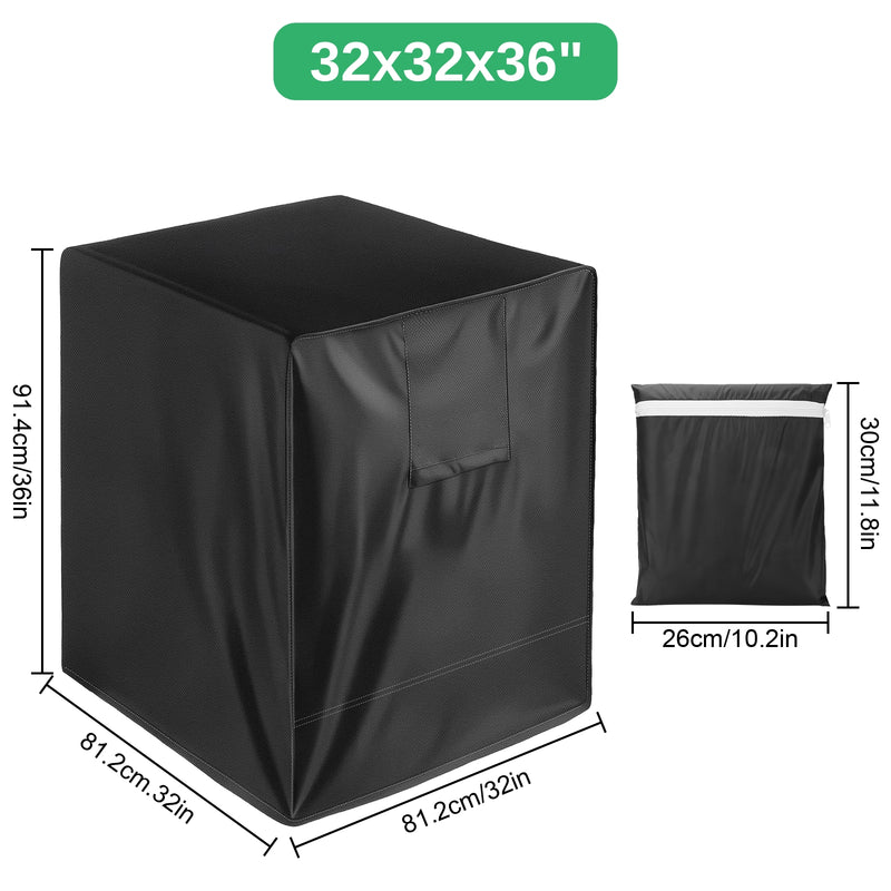 Air Conditioner Dust Snow Cover Protector for A/C Outdoor Waterproof Heavy Duty