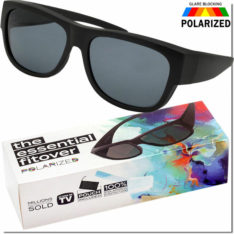 Polarized Sunglasses Fit over Glasses over the Top Glasses with Case Sport Wrap