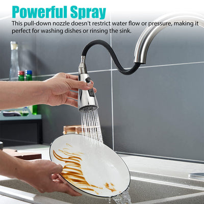 Kitchen Faucet Spray Head Pull down Out Nozzle High Pressure Sprayer Replacement