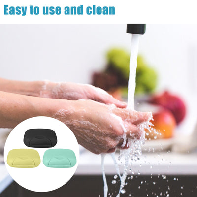 2PCS Soap Holder Box Dish Case Shower Bathroom Travel Storage Container Portable
