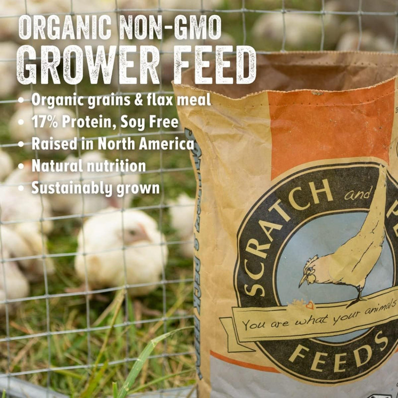 Organic Grower Layer Starter Mash Chicken Feed Non GMO