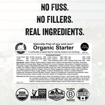 Organic Grower Layer Starter Mash Chicken Feed Non GMO