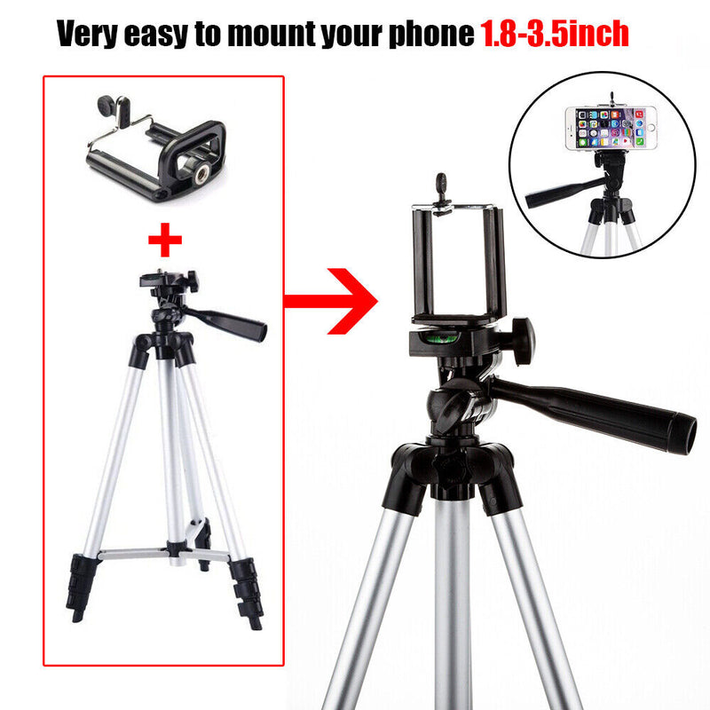 Camera Phone Holder Tripod Stan for Smartphone Iphone Samsung with Bag