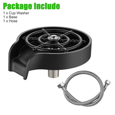 Automatic Faucet Bottle Cup Washer Bar Sink Glass Rinser Cleaner Tools