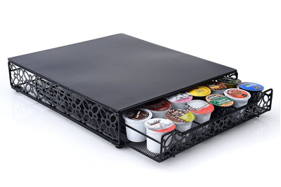 42 K Cup Sliding under Brewer Storage Drawer K-Cups Holder Keurig Organizer