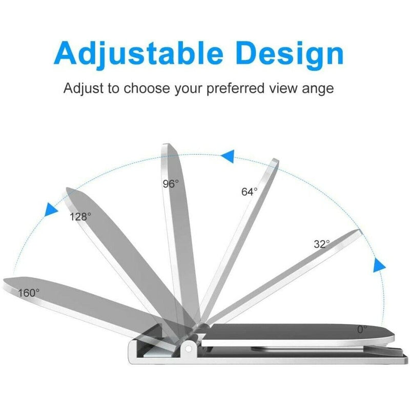2PCS Adjustable Cell Phone Holder Stand Folding Foldable Thin Cradle Desk Mount
