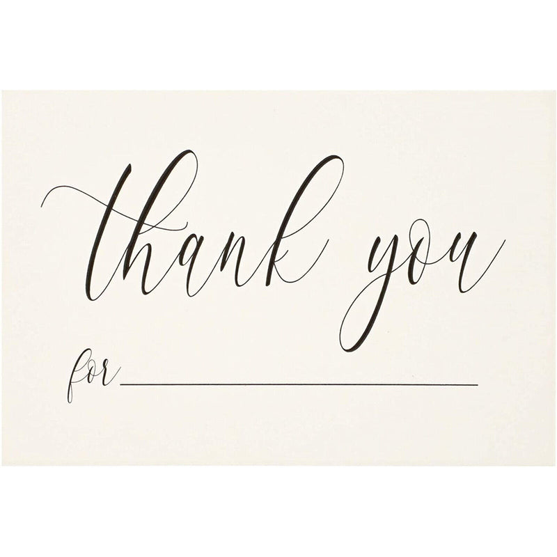 48 Pack Thank You Cards Bulk, Thank You Notes with Envelopes All Occasion, Mini