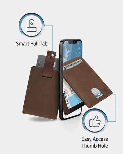 Slim Wallets for Men Bifold Mens Wallet with Removable Money Clip RFID Blocking