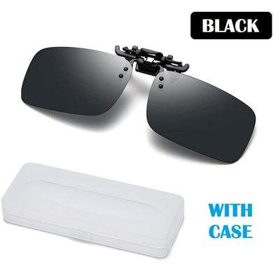Clip on Sunglasses Polarized Flip up Eye Glasses Spectacles anti Glare Unisex US
