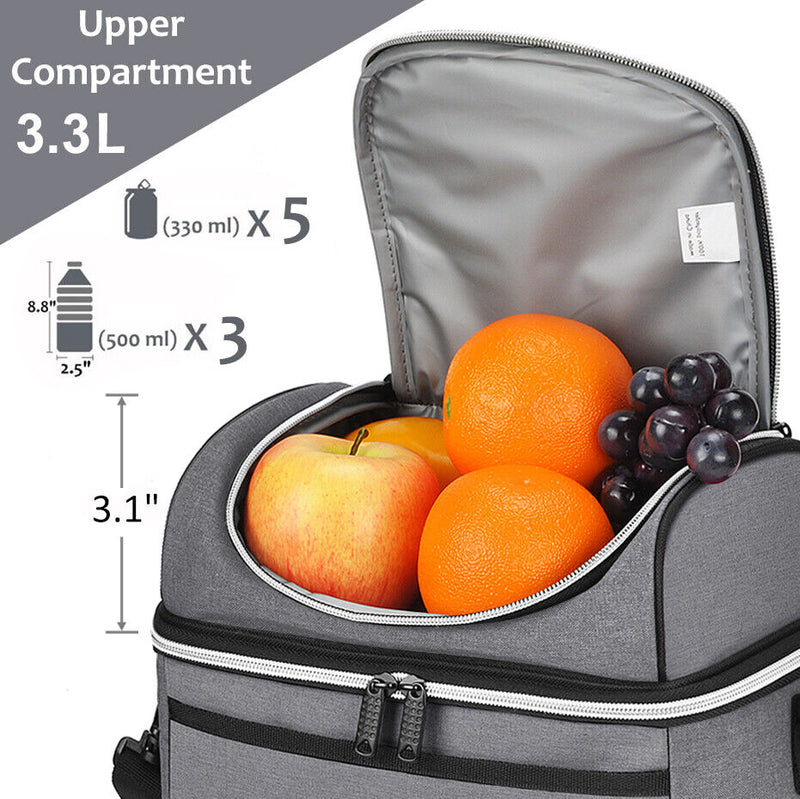 Insulated Lunch Bag Adult Lunch Box for Work School Men Women Kids Leakproof