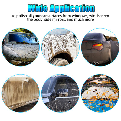 2X Car Wash Gloves Microfiber Clay Bar Towel Detailing Cleaning Cloth Rag Mitt