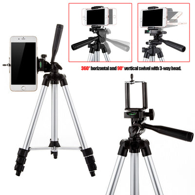 Camera Phone Holder Tripod Stan for Smartphone Iphone Samsung with Bag