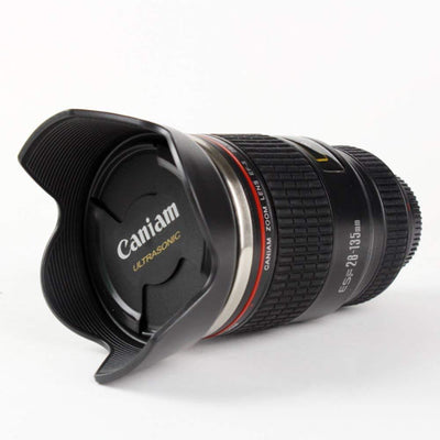 Stainless Steel Camera Lens Cup Canon Camera Lens Coffee Travel Mug with Holder
