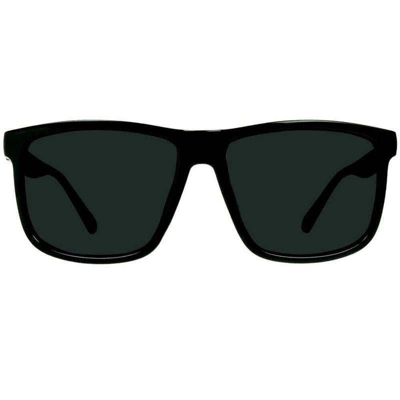 Oversize Gangster Glasses Men Dark Lens Flat Top Large Black OG Sunglasses
