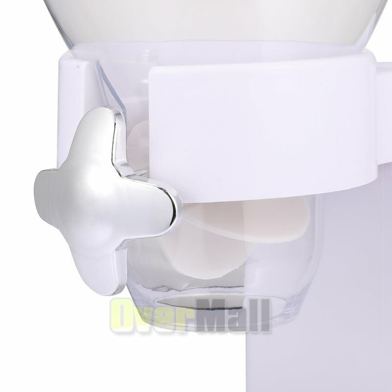 Double Two Cereal Storage Dispenser Kitchen Pantry Rice Grain Dry Food Container