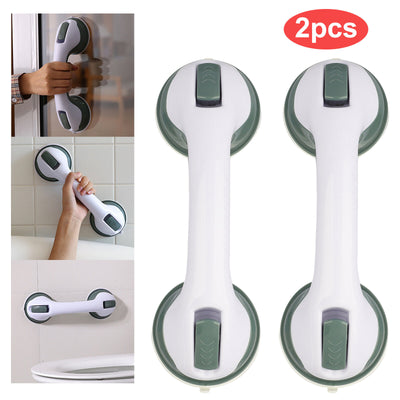2 Bathroom Grip Tub Shower Bar Rail Bath Safety Handle Suction Cup Handrail Grab
